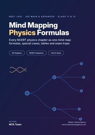 Cover of Mind Mapping Physics Formulas for NEET (UG), JEE Main and Advanced, Class 11 and 12